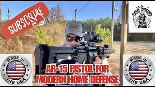 CUSTOM AR-15 PISTOL REVIEW! PERFECT FOR HOME DEFENSE!