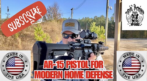 CUSTOM AR-15 PISTOL REVIEW! PERFECT FOR HOME DEFENSE!