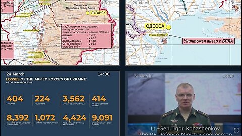 24.03.23 ⚡️ Russian Defence Ministry report on the progress of the deNAZIfication of Ukraine