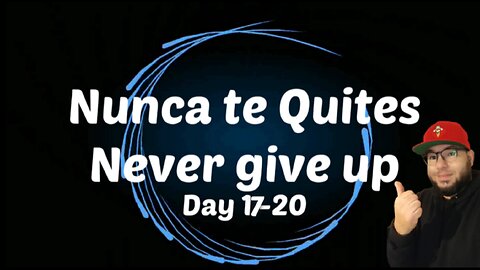 DAY/Día 17-20 my Weight loss journey. Bajando la panza 😉 🤙.