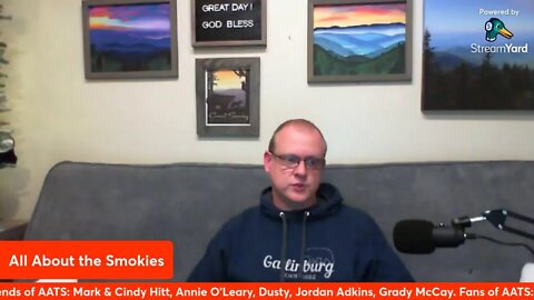 Chatting about Wildfire in Smoky Mountains (Wears Valley)