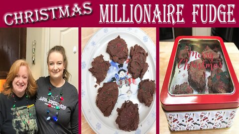MILLIONAIRE FUDGE | 4 Ingredient Holiday Fudge Recipe