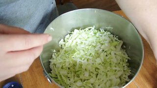 Fermented Cabbage - Small Batch of Sauerkraut