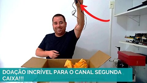 UNBOXING SEGUNDA CAIXA DA DOAÇÃO FEITA PARA O CANAL!!!