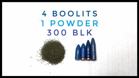 300 Blackout - Further Exploration Of Cast Bullets And IMR4227 - 4 Boolits Tested And Chronographed