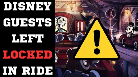 Woke-SJW Disney Ride Breaks Down | Guests Left Locked In Lap Bars