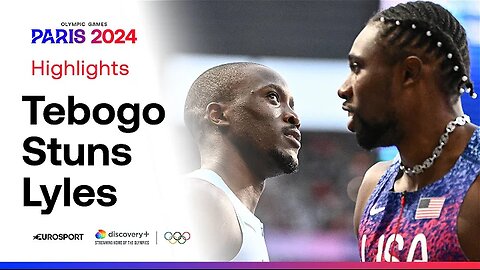 Letsile Tebogo stuns Noah Lyles to win 200m gold / Paris2024 Olympics