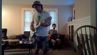 Witch Baby (John Cihon) -"Summer Madness" (Kool & Gang cover) played on surf green Slick SL60 guitar