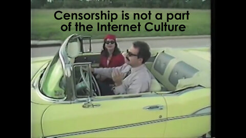 Censorship is not a part of the Internet Culture.