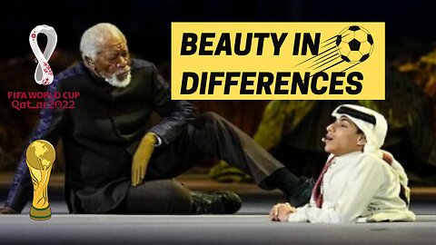 Ghanim Al Muftah and Morgan Freeman on TOLERANCE & RESPECT at WC ceremony ⚽🙏🏼