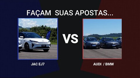 JAC EJ7 vs. Sedãs Premium - Desafio Eletrizante