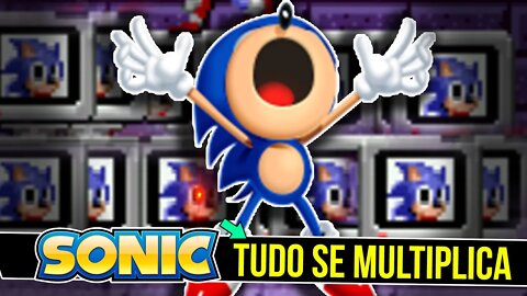 Sonic 1 só que TUDO se MULTIPLICA - Sonic 1 Multi | Rk Play