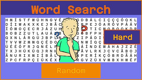 Word Search - Challenge 11/29/2022 - Hard - Random