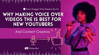 Why MAKING Voice Over Videos Is The BEST Option For NEW Youtubers!!!