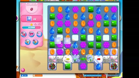 Candy Crush Level 6120 Talkthrough, 25 Moves 0 Boosters