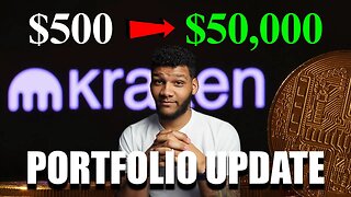 My $500 Kraken Portfolio Will Turn Into $50,000 In The Bull Market!!! #Crypto Portfolio Update