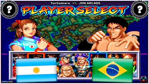 World Heroes 2 Jet (Tochumaru Vs. JDN ARCADE) [Argentina Vs. Brazil]