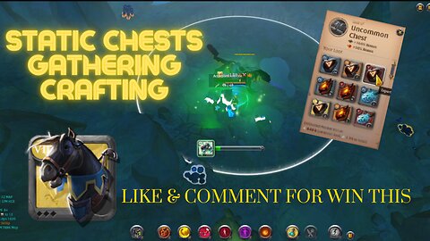 Albion Online Open World | Road Gathering & Crafting | Chests