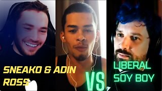 Adin Ross And Sneako BEEF W/ Destiny About Andrew Tate!