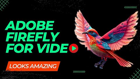 Adobe Firefly For VIDEO (AI) - This Looks AMAZING - Demo Sneak Peak!