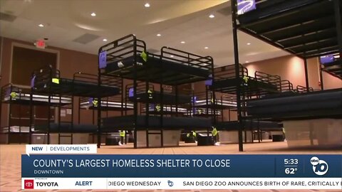 San Diego County's largest homeless shelter to close, plans for housing unclear