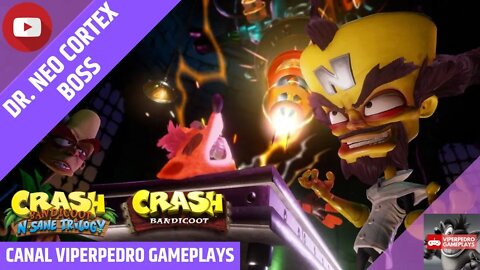 DERROTANDO O DR. NEO CORTEX [BOSS] | Crash Bandicoot N. Sane Trilogy (Crash Bandicoot)