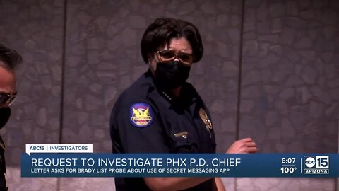 Request to investigate Phoenix PD chief