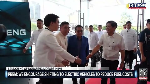 President Ferdinand R. Marcos Jr. leads the launching of Dongfeng Motors in the Philippines.