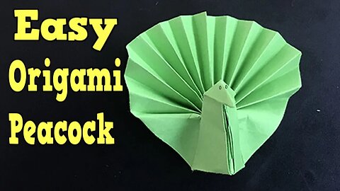 Easy Origami Peacock