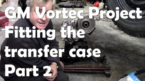GM Vortec project. Time to fit the transfer case - a few notes Part 2