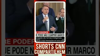 O presidente Jair Bolsonaro voltou a falar em descumprir decisão final do Supremo Tribunal Federal.