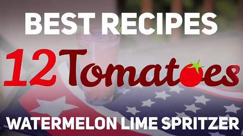 Watermelon lime spritzer recipe