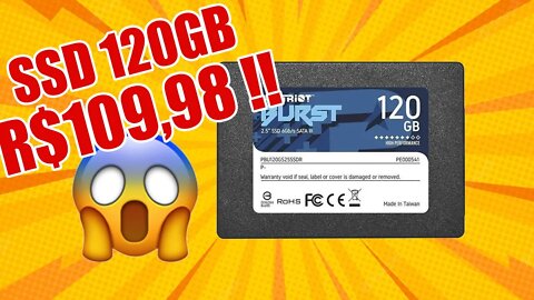 PROMOÇÃO SSD 120GB por R$109,98 não perca a promoção