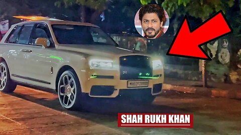 Shah Rukh Khan In Rolls Royce Cullinan Spotted in Bandra 😍🔥📸