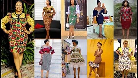 Unique & Fascinating Short Ankara Gown Styles For Beautiful Ladies
