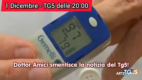 Dottor Amici smentisce la notizia del Tg5!