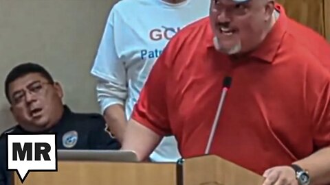 Fascist Maniac Uses GRAPHIC Imagery During Anti-Gay School Board Rant