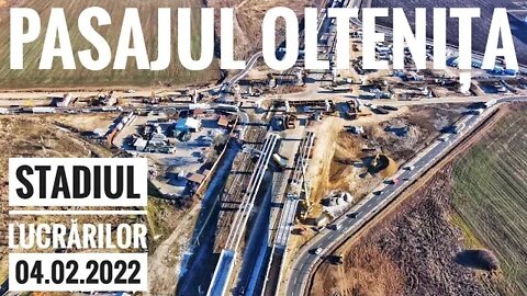 ❌ Pasajul Oltenița/DNCB - Popești-Leordeni ❌ Stadiul Lucrărilor 04.02.2022