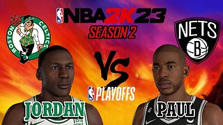 Michael Jordan vs Chris Paul - Boston Celtics vs Brooklyn Nets - Season 2: East Playoffs
