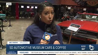 San Diego Automotive Museum showcases new exhibit during coffee & cars