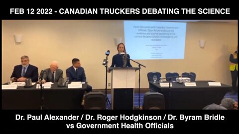 Science Debate Dr. Paul Alexander VS Dr. Theresa Tam And Health Officials Evidence They Are Lying