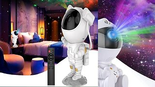 New Galaxy Star Projector Starry Sky Night Light Astronaut Lamp Home Room Decor Decoration Bedroom t