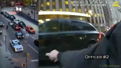 NYPD Bodycam Captures Chaos of Midtown Carjacking
