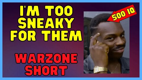 I'm Way Too Sneaky 😏 | CoD Warzone Shorts #shorts