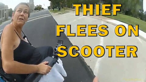 Woman On Scooter Leads Officer On A Chase On Video! LEO Round Table S08E170
