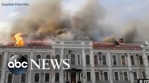 Russian missile hits residential building in Ukrainian capital Kyiv as fighting rages