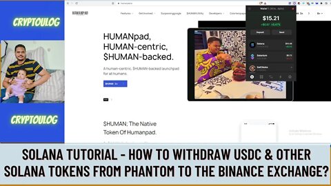 Solana Tutorial - How To Withdraw USDC & Other Solana Tokens From Phantom To The Binance Exchange?