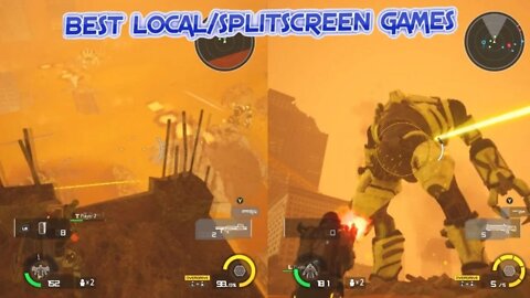 Earth Defense Force Iron Rain Multiplayer - Splitscreen [Gameplay #1]