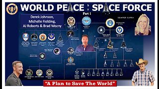 WWG1WGA Law of WAR & Space Force Plan for WORLD PEACE with Michelle Fielding, Derek Johnson, et al
