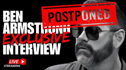 🚨 Ben Armstrong 🚨 First Exclusive Interview Since Being Fired!🚨***POSTPONED TBA***